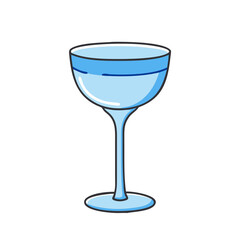 cocktail glass vector icon, foods vector illustration - simple illustration of cocktail glass perfect for logos, and foods-themed designs.