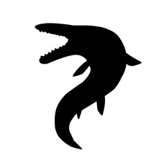 Mosasaurus Silhouette 