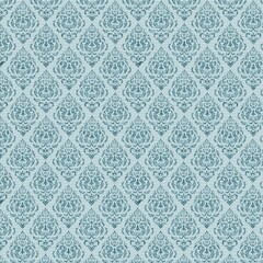 Blue textured damask pattern with subtle hexagonal detail. Great for modern vintage backgrounds, wallpapers, digital papers, scrapbooking, and elegant decorative design.
