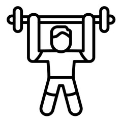 Weightlifting Competition Icon
