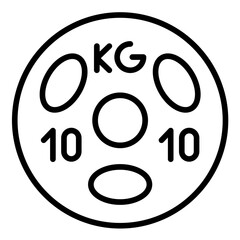 Weight Plate Icon