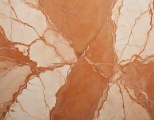 Fototapeta premium Marble texture with natural veins in earthy hues.