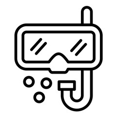Snorkeling Icon