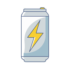 energy drink can vector icon, drinks vector illustration - simple illustration of energy drink can perfect for logos, and drinks-themed designs.