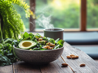 green salad in a bowl