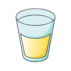 shot glass vector icon, drinks vector illustration - simple illustration of shot glass perfect for logos, and drinks-themed designs.