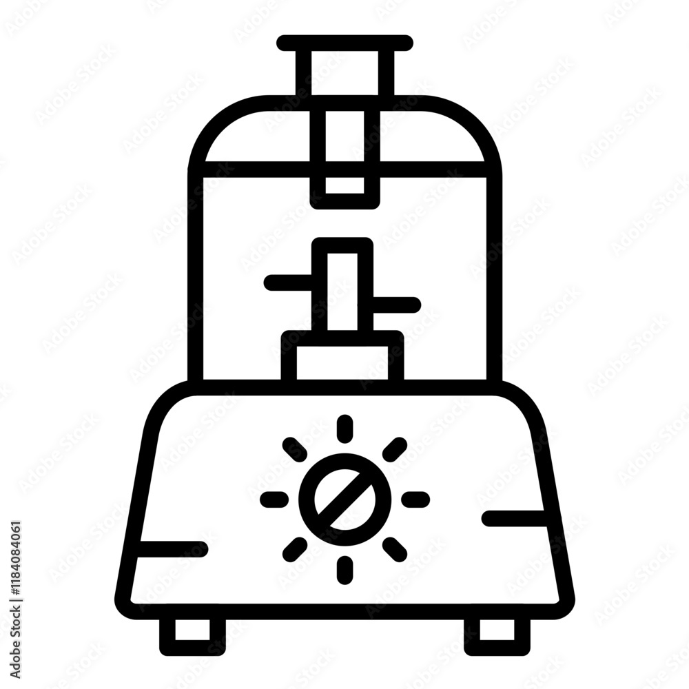 Wall mural Food Processor Icon