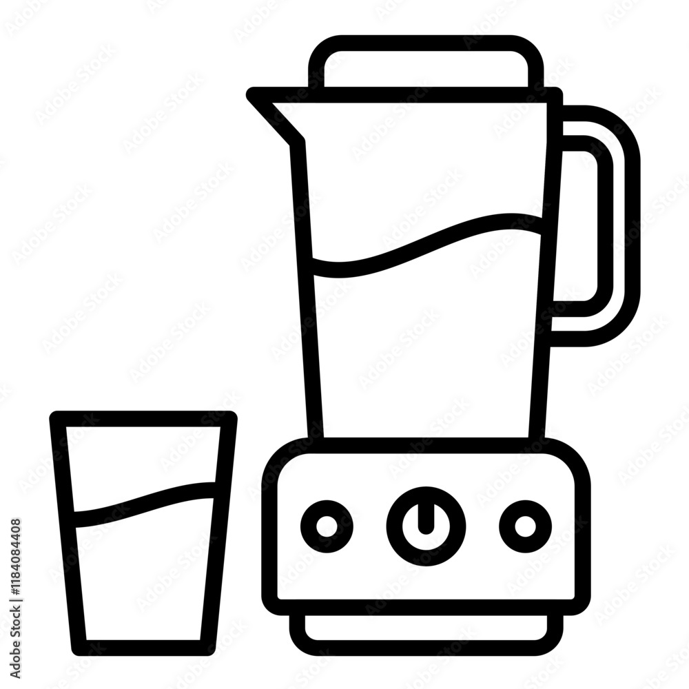 Wall mural Juicer Icon