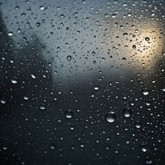 Close-Up of a Water Droplet on Grass
