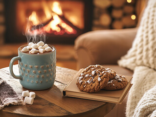 Hot Chocolate and marshmallow