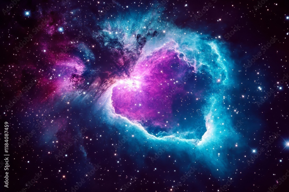 Poster an inspiring visual representation of the infinite wonders found within the cosmos.