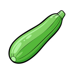 zucchini vector icon, vegetables vector illustration - simple illustration of zucchini perfect for logos, and vegetables-themed designs.