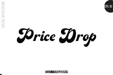 Special Offer Template Design Banner Typography Text Price Drop