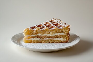 Decadent Liege Waffle Cake