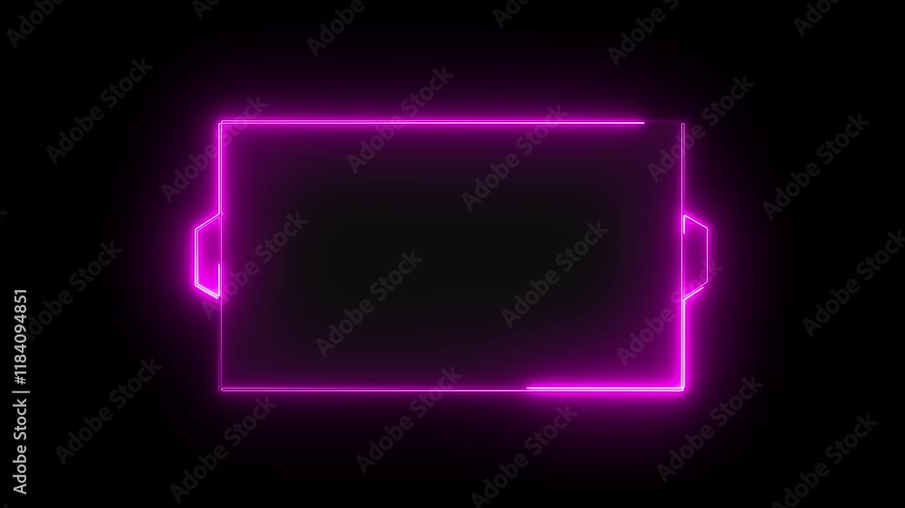 Aufkleber technology hud display. universal frame video overlay futuristic hud head up display interface templ