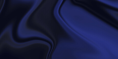 Abstract Blue and Black Swirl Texture Background. Elegant Flowing Blue and Black Gradient Design. Illustration. Vector. 