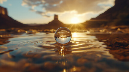 Wild West landscape.