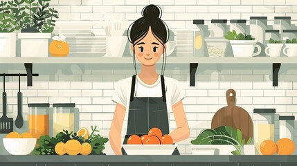 Kitchen Adventures: A child tries cooking for the first time