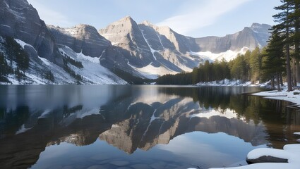 lake in the mountains