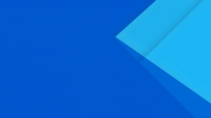 Abstract blue geometric background. Generative AI