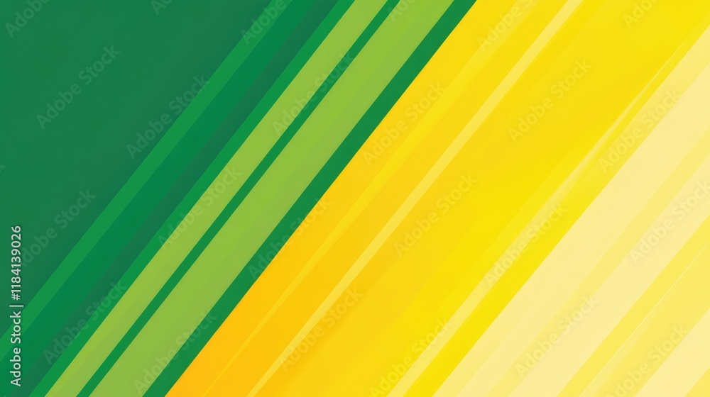 Poster a gradient background with bold diagonal lines, creating a sense of movement and growth in business.