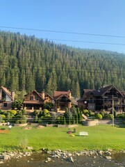 house in the mountains