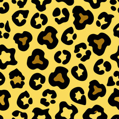 Leopard Print Seamless Vector Pattern – Bold Design
