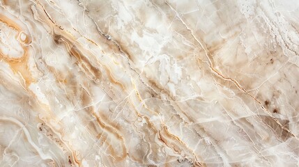 A close-up of a marble surface with white, grey, and orange veins.