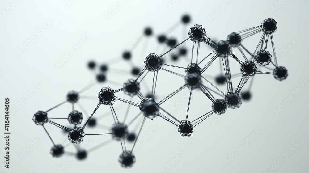 Poster exploring quantum network topology crystalline structures in high-fidelity gigapixel imaging