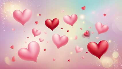 A background for happy Valentine's Day