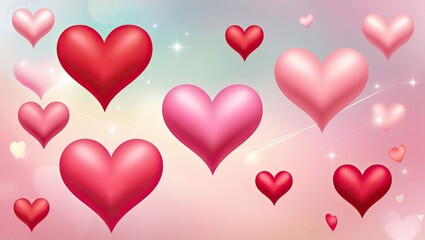 A background for happy Valentine's Day