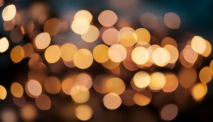 bokeh lights effect remoted on  background