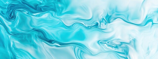 Obraz premium Bright light blue water texture resembling a swimming pool viewed from above showcasing light and shadow in a hyper-realistic style