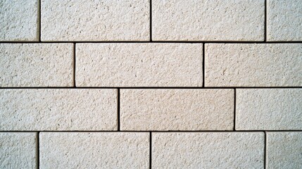 Fototapeta premium Seamless Light Beige Brick Wall Texture Background