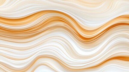 Obraz premium Abstract Beige and Orange Wave Pattern Background