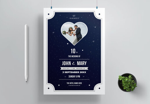 Wedding Anniversary Flyer