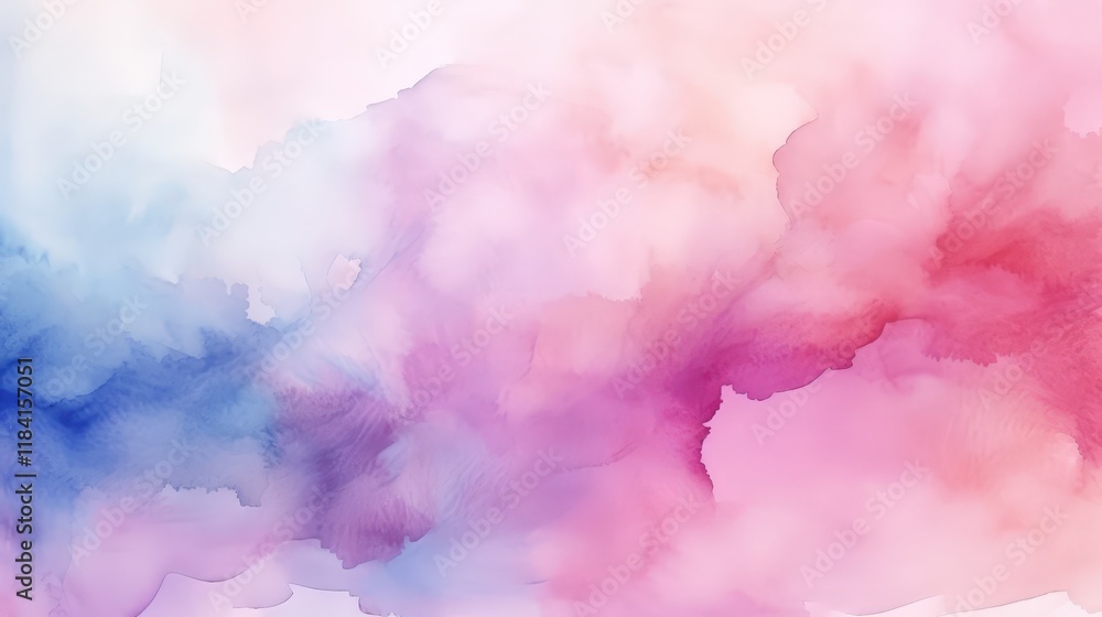 Poster abstract colorful watercolor background with bright textures and soft surface in harmonious blush to