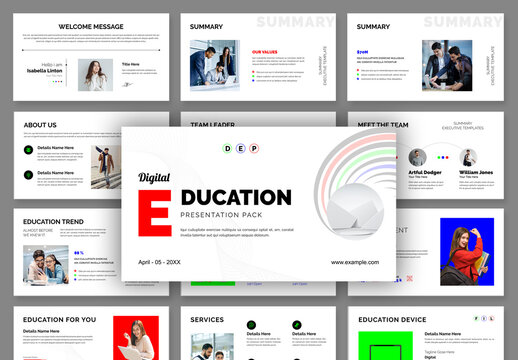 Education Presentation Layout
