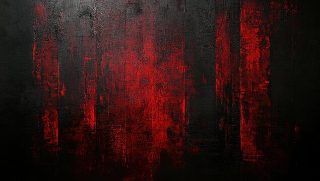 Dark Red and Black Grunge Textured Background for Dramatic Designs