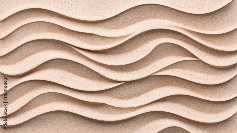 Poster abstract beige wave pattern texture background