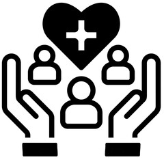 Obraz premium Public Health Icon