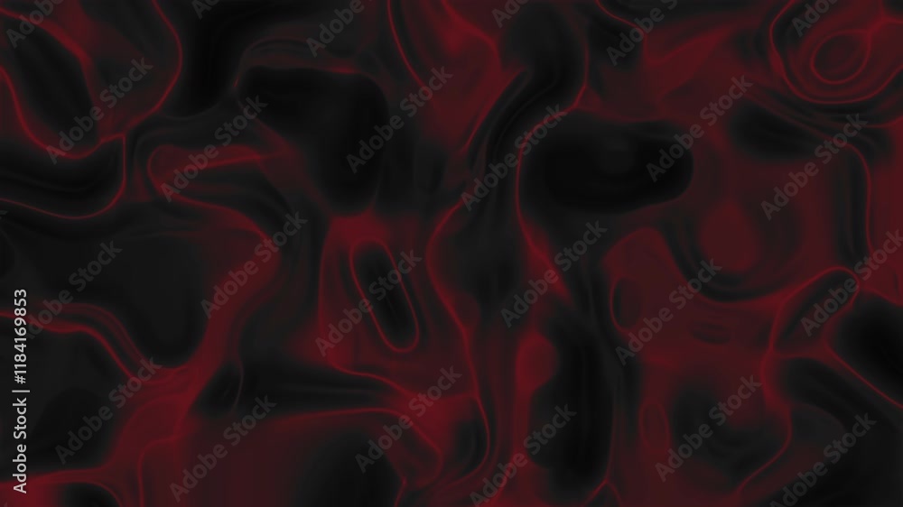 Poster abstract fluid background filled with rich red and deep black swirls creating depth and texture