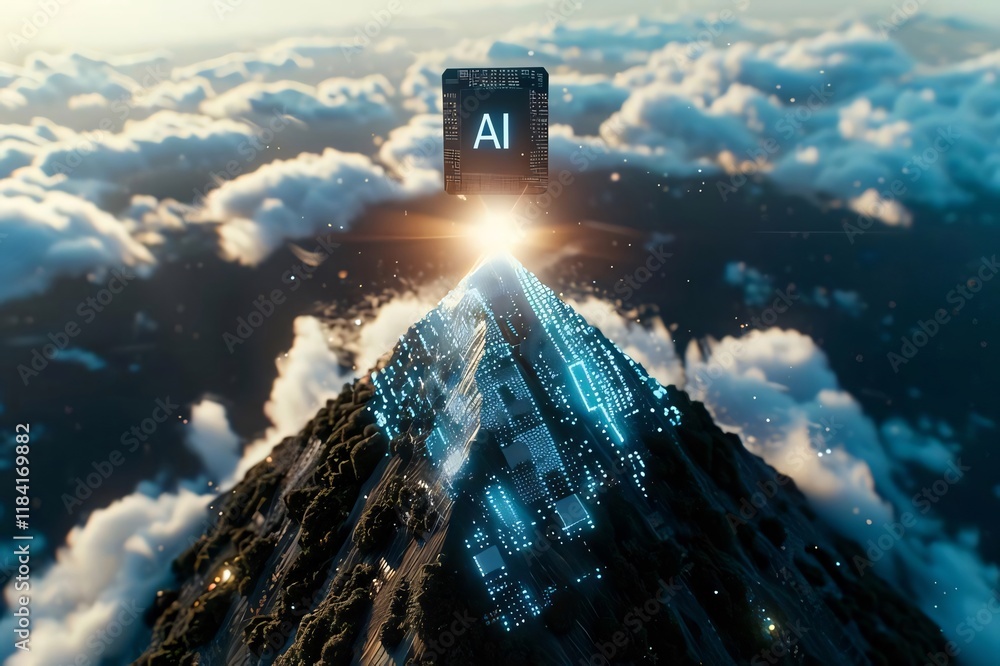 Poster ai chip summit cloud computing future.