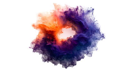 Cosmic Vortex with Deep Hues