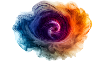 Cosmic Vortex with Deep Hues