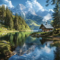 Fototapeta premium lake