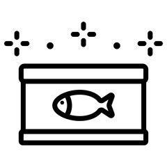 생선 통조림 아이콘