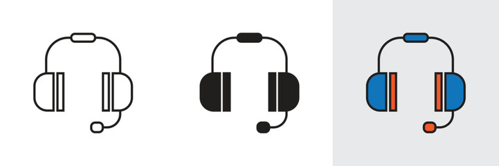 Headphone Design icon vector illustration. Headphone Icon Design vector icon for apps, web and entertainment.