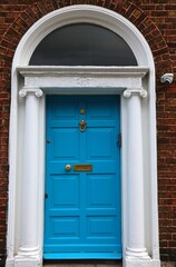 Georgian door in Dublin, Ireland