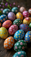 Fototapeta premium colorful eggs